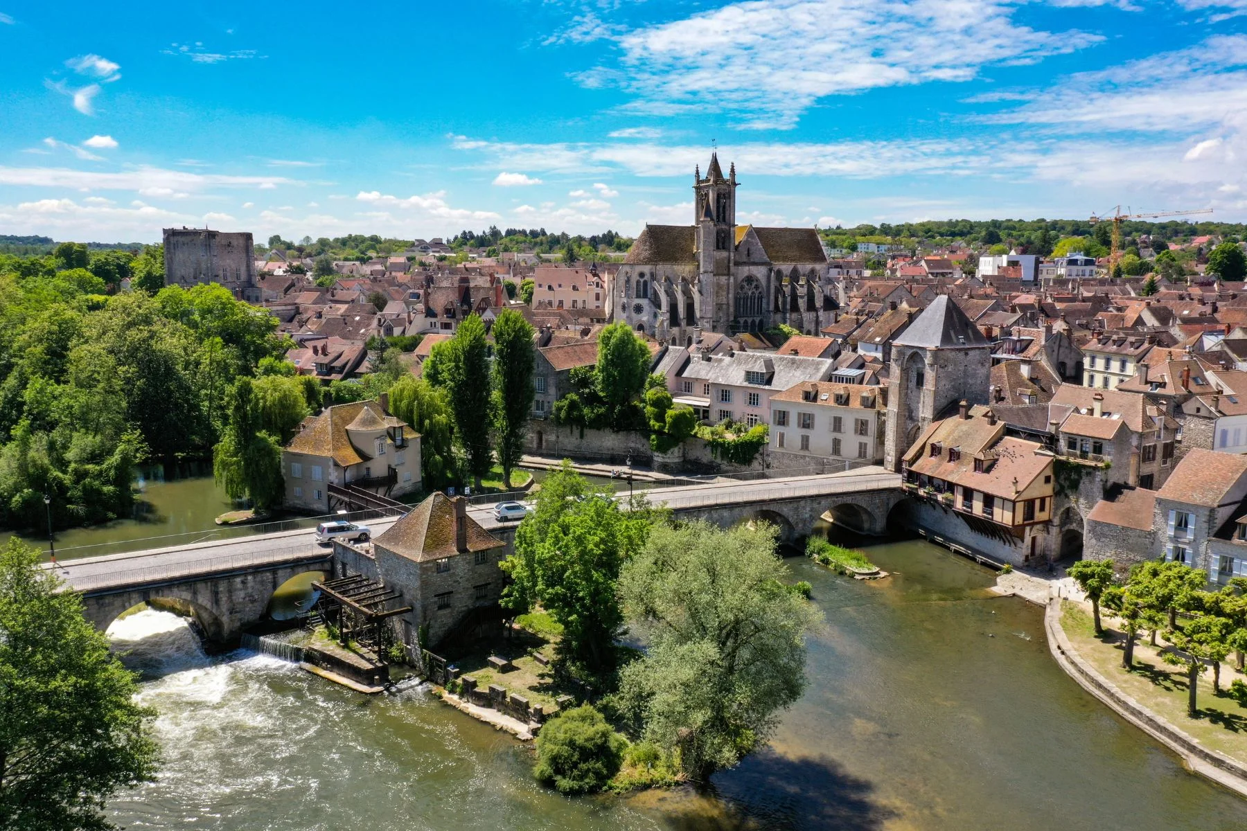 Le rempart médiéval de Moret-sur-Loing